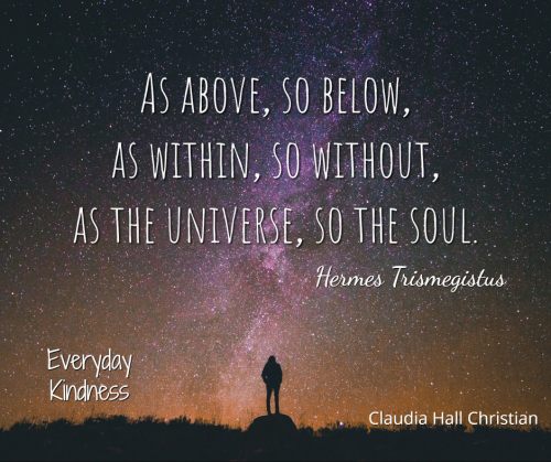 As above, so below. As above, so below.