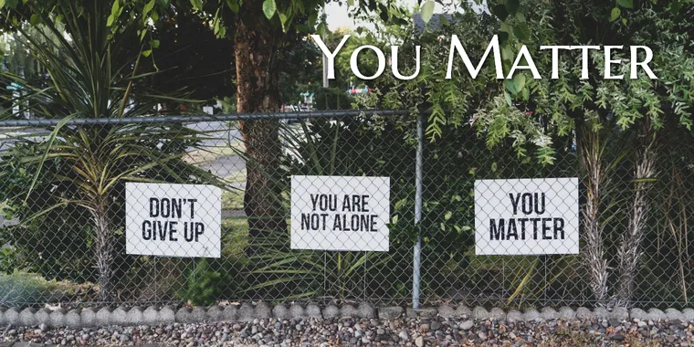 You matter - a thought for a Wednesday
